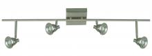  BERF4450L30SN - Berlin - Fixed Track Light Fixture - Satin Nickel Finish - Clear Acrylic Lens