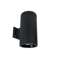  NYLD2-6W075127BBB - 6" Cobalt Wall Mount Cylinder, Black, 750L, 2700K, Black Reflector, 120V Triac/ELV Dimming