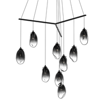  2977.25K - 9-Light Tri-Spreader LED Pendant