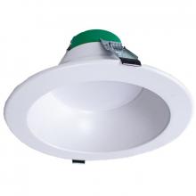  CRLE10-HO-26-40W-MCTP-WH - BUILDER SERIES SNAP-IN COMM. RECESSED LIGHT 10in HIGH OUTPUT 26-40W 3CCT WHT