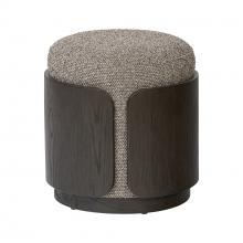  513CH17A - Hutton Ottoman - Dark Brown Oak/Earth