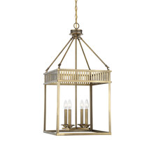  3-3104-4-322 - William 4-Light Pendant in Warm Brass