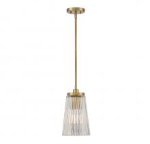  7-1742-1-322 - Chantilly 1-LightÂ Pendant in Warm Brass