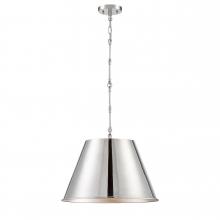  7-231-1-109 - Alden 1-Light Pendant in Polished Nickel