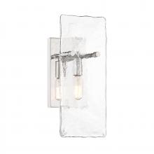  9-8204-1-109 - Genry 1-Light Wall Sconce in Polished Nickel