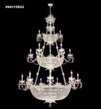  94115GA11-55 - Princess Entry Chand. w/18 Lights; Gold Accents Only