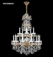  94329GB0GT - Madrid Cast Brass 15Light Entry Chandelier