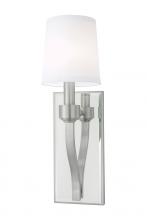  5611-BN-WS - Roule Mirror Sconce - Brushed Nickel