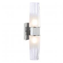  9759-CH-CF - Icycle Double Wall Sconce - Chrome