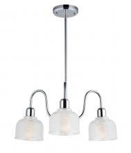  11326CLPC - Hollow 3-Light Chandelier