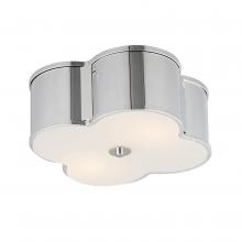  12247WTPN - Clover-Flush Mount