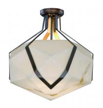  30140BZGTGLD - Boulder LED Semi Flush Mount