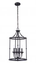  53734-FB - Marlowe 4 Light Foyer in Flat Black