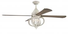  AUG60CW4 - 60" Augusta in Cottage White w/ Driftwood Blades