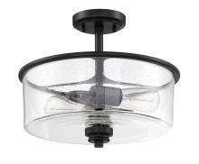  50552-FB - Bolden 2 Light Convertible Semi Flush in Flat Black