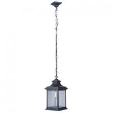  Z3211-MN - Gentry 1 Light Medium Outdoor Pendant in Midnight