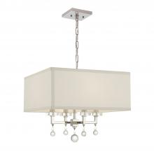  8105-PN - Paxton 4 Light Polished Nickel Chandelier