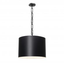  8686-MK-WH - Brian Patrick Flynn Alston 6 Light Matte Black + White Pendant