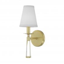  8861-AG - Baxter 1 Light Aged Brass Sconce