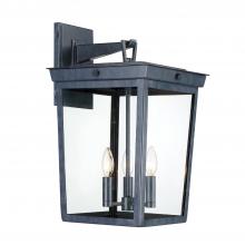  BEL-A8063-GE - Belmont 3 Light Graphite Outdoor Sconce