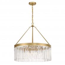  EMO-5406-MG - Emory 8 Light Modern Gold Chandelier