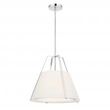  FUL-904-PN - Fulton 3 Light Polished Nickel Pendant