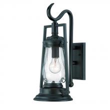  3492BK - Kero Collection Wall-Mount 1-Light Outdoor Matte Black Light Fixture