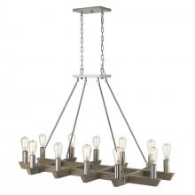  IN11061SN - Finnick 8-Light Satin Nickel Chandelier