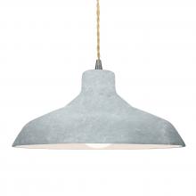  CER-6265-CONC-NCKL-BEIG-TWST - Large Loft 1-Light Pendant