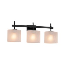  FSN-8413-30-FRCR-MBLK - Union 3-Light Bath Bar