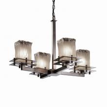  GLA-8100-26-WTFR-NCKL - Metropolis 4-Light Chandelier