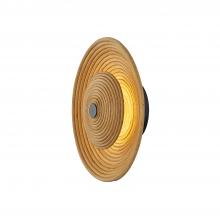  RTN-8285-MBLK - Caribe ADA LED Rattan Wall Sconce