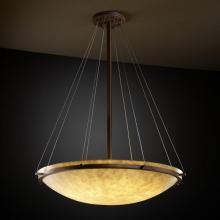  CLD-9694-35-DBRZ-LED6-6000 - 36" LED Pendant Bowl w/ Ring