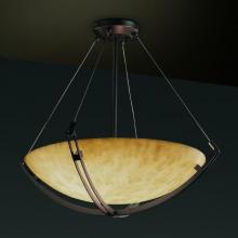  CLD-9724-35-DBRZ-LED6-6000 - 36" LED Pendant Bowl w/ Crossbar