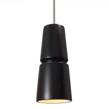  CER-6430-CRB-CROM-RIGID - Small Cone 1-Light Pendant