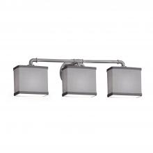  FAB-8463-55-GRAY-NCKL - Bronx 3-Light Bath Bar