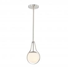  FSN-4235-OPAL-NCKL - Pearl 1-Light Mini-Pendant