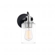  FSN-8191-CLER-MBNK - Brooklyn 1-Light Wall Sconce