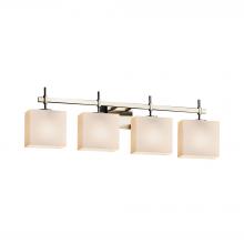  FSN-8414-55-OPAL-NCKL - Union 4-Light Bath Bar