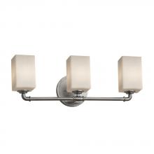  FSN-8463-15-OPAL-NCKL - Bronx 3-Light Bath Bar