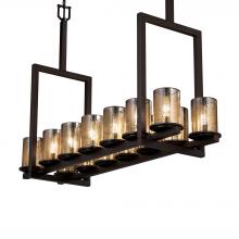  FSN-8764-10-MROR-DBRZ - Dakota 14-Light Bridge Chandelier (Tall)