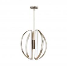  NSH-4301-NCKL - Liv 18" LED 5-Light Chandelier