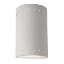  CER-0990W-BIS-LED1-1000 - Small LED Cylinder w/ Perfs - Closed Top (Outdoor)