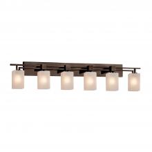  FSN-8706-15-FRCR-DBRZ - Aero 6-Light Bath Bar