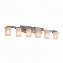  FSN-8786-10-FRCR-NCKL - Dakota 6-Light Bath Bar