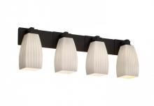  FSN-8924-15-RBON-NCKL - Modular 4-Light Bath Bar