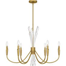  CCY5032BRG - Cecily 6-Light Brushed Gold Chandelier