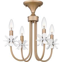  REY1716BGD - Remy 4-Light Bronze Gold Semi-Flush Mount