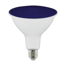  S29482 - 11.5 Watt PAR38 LED; Blue; 90 degree Beam Angle; Medium base; 120 Volt