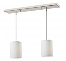  171-6-2W-SQ - 2 Light Linear Chandelier